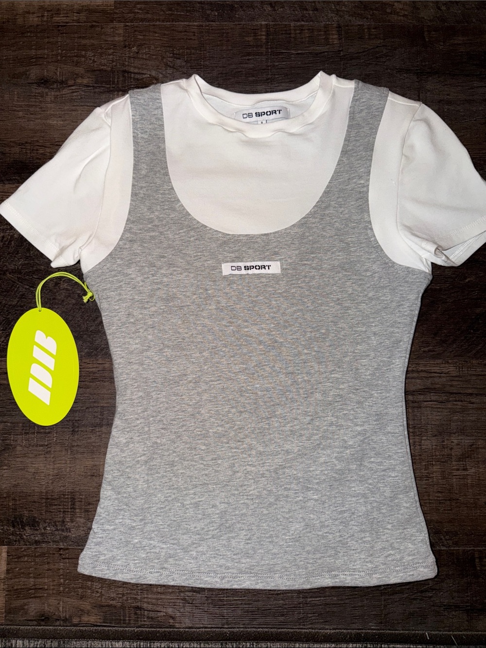 Dairy Boy Layered Tank Top with White Tee